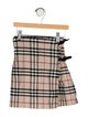 Burberry Toddler Girls' Patterned Mini Skirt