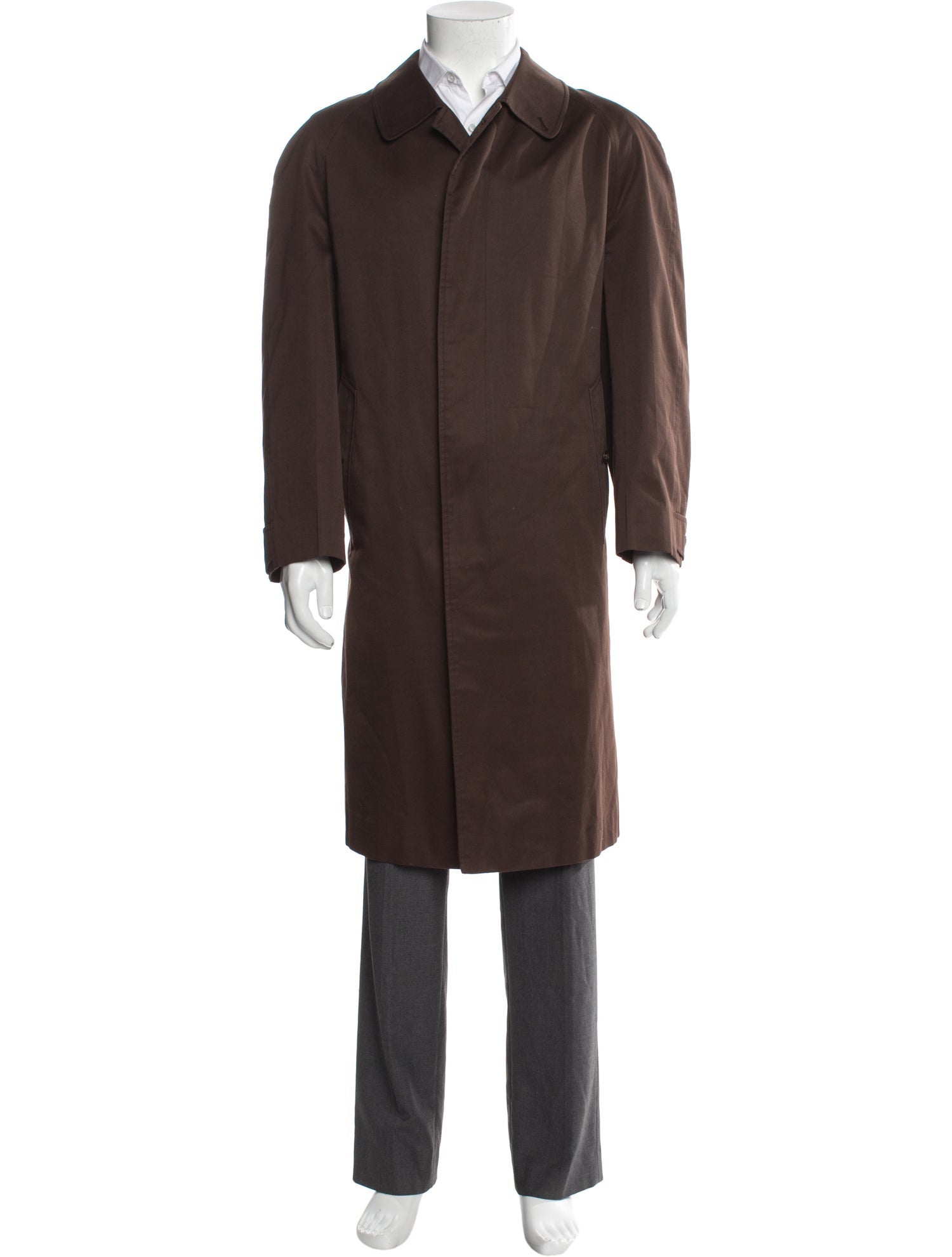 Burberry's Vintage House Check Pattern Overcoat