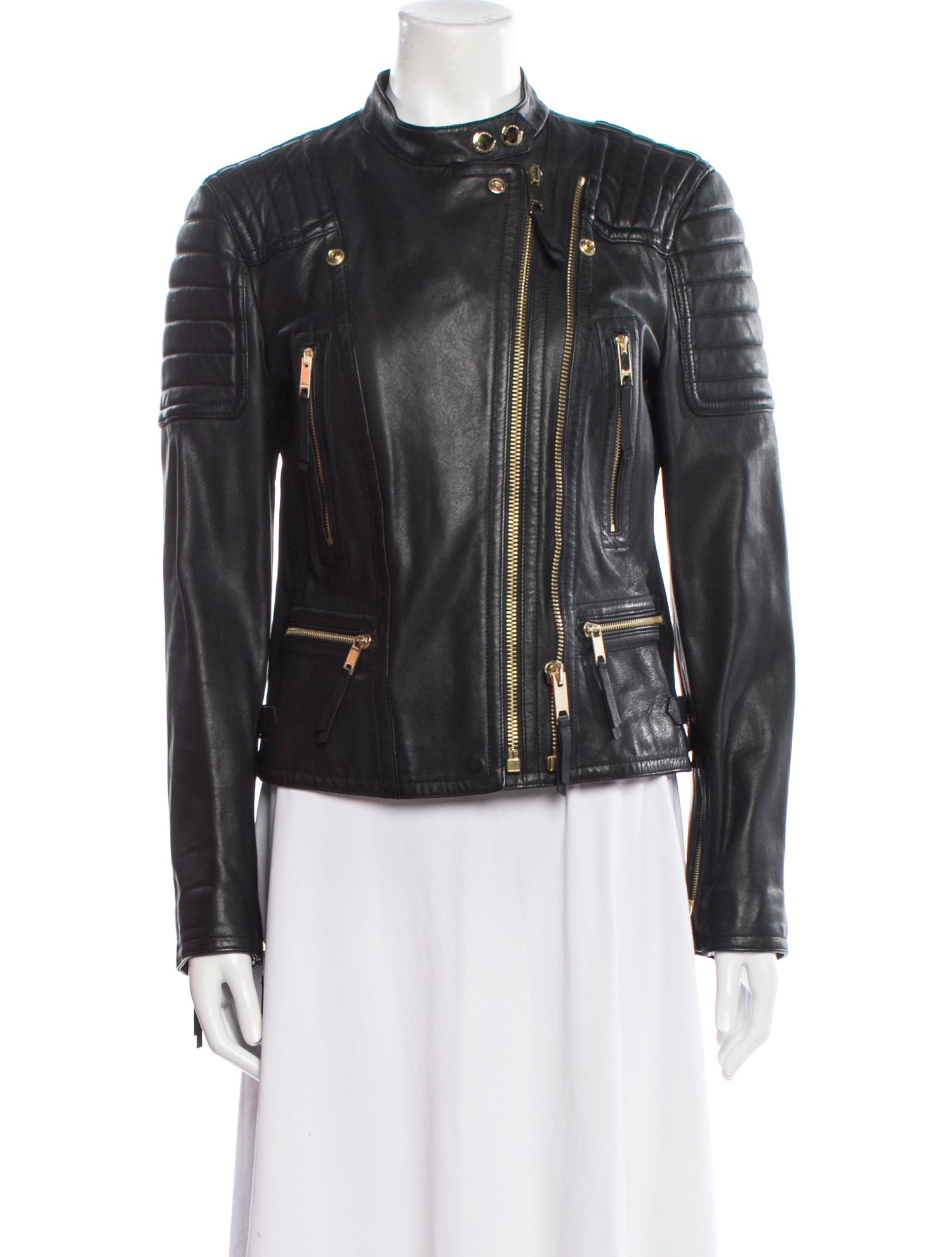 Burberry Leather Biker Jacket