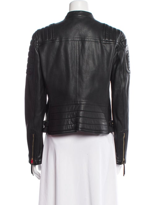 Burberry Leather Biker Jacket