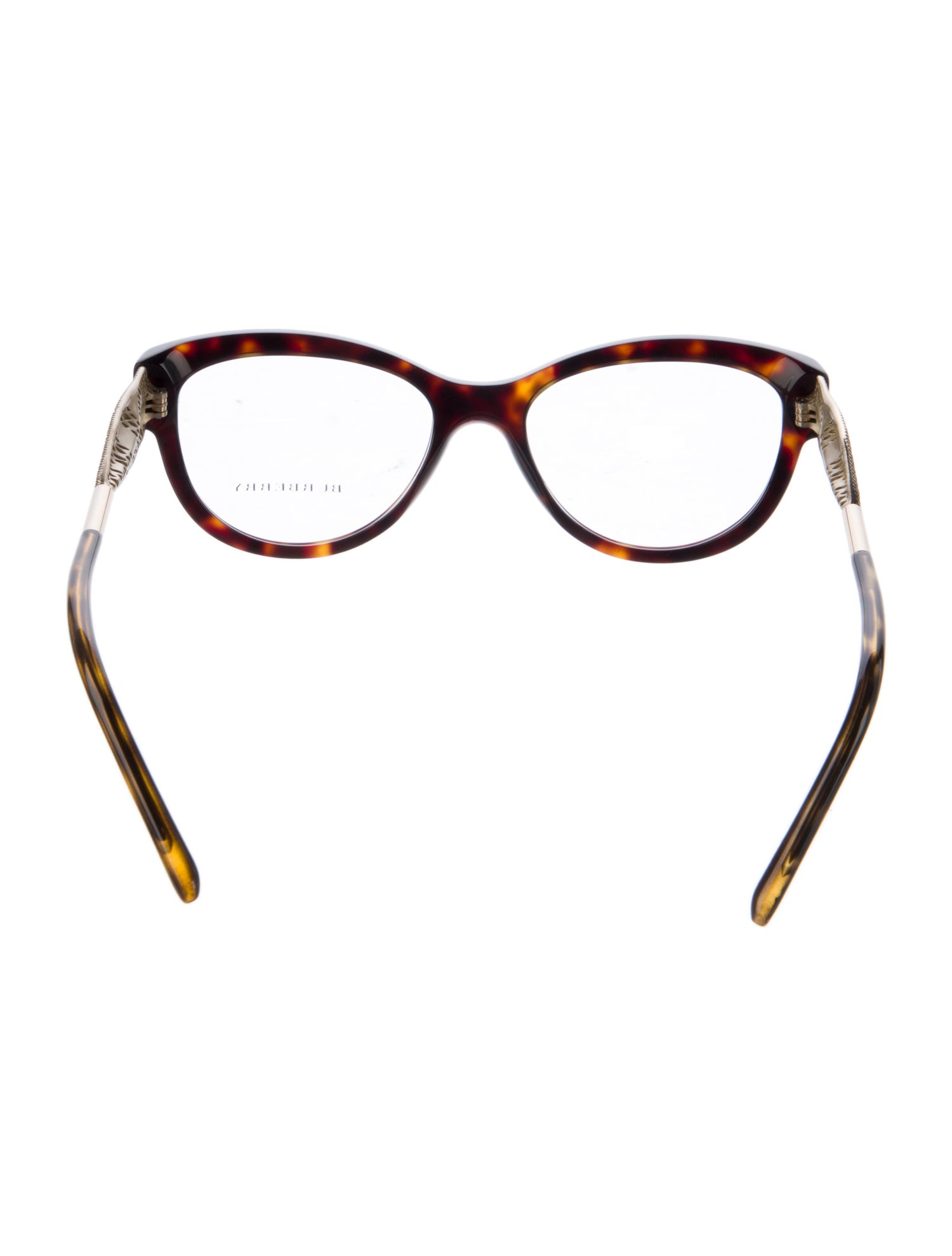 Burberry House Check Pattern Cat-Eye Eyeglasses