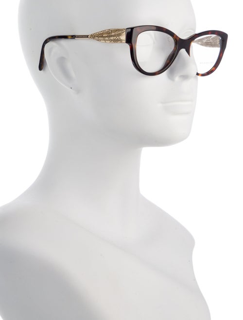 Burberry House Check Pattern Cat-Eye Eyeglasses