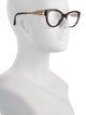 Burberry House Check Pattern Cat-Eye Eyeglasses