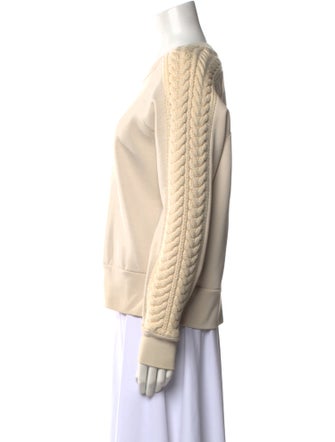 Burberry Crew Neck Long Sleeve Sweatshirt