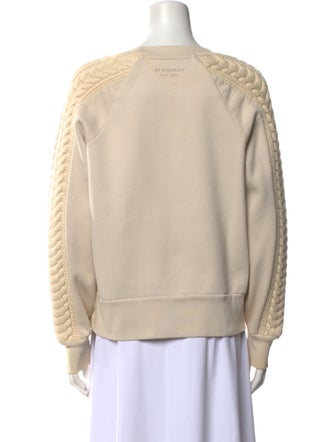 Burberry Crew Neck Long Sleeve Sweatshirt