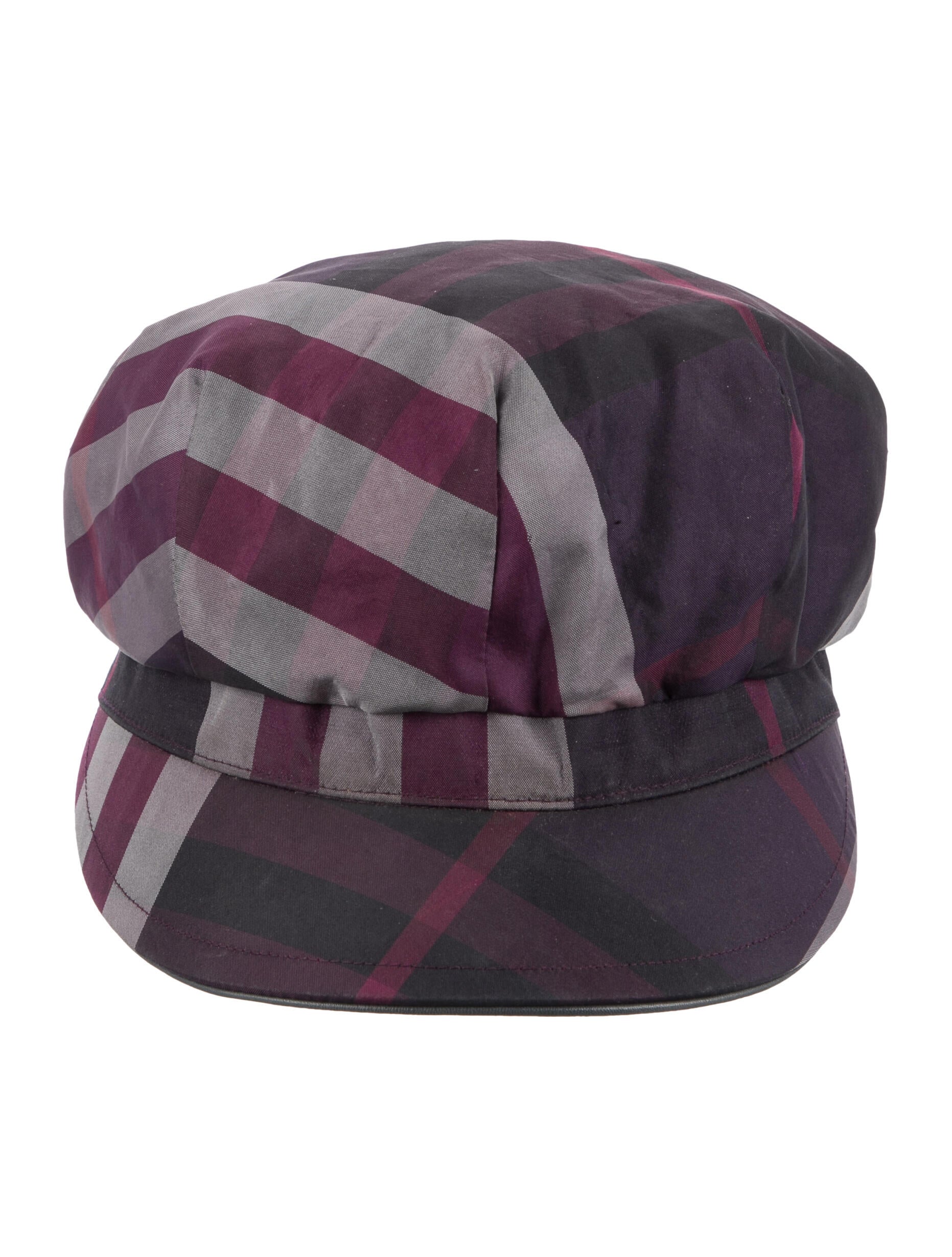 Burberry Nylon Newsboy Cap