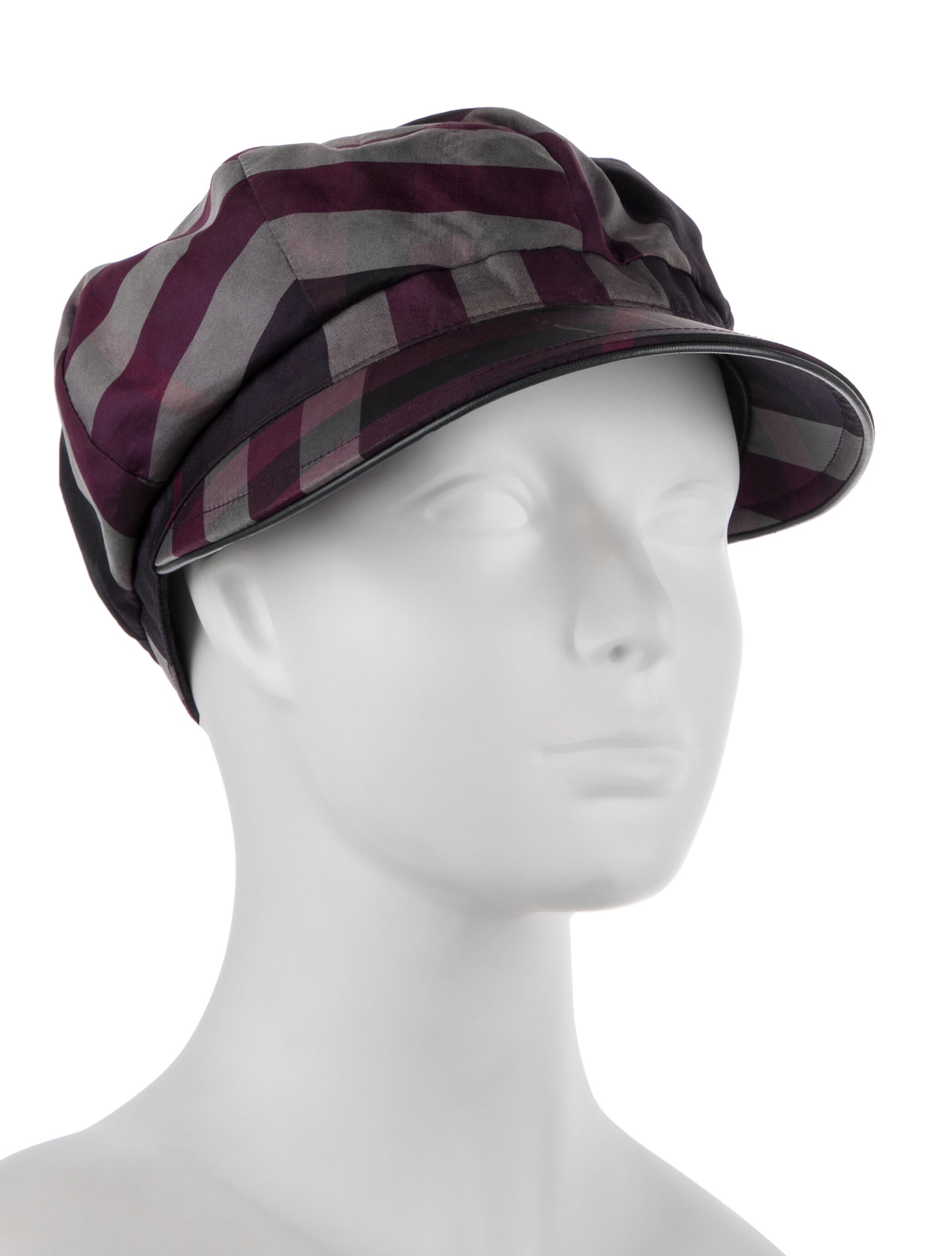 Burberry Nylon Newsboy Cap