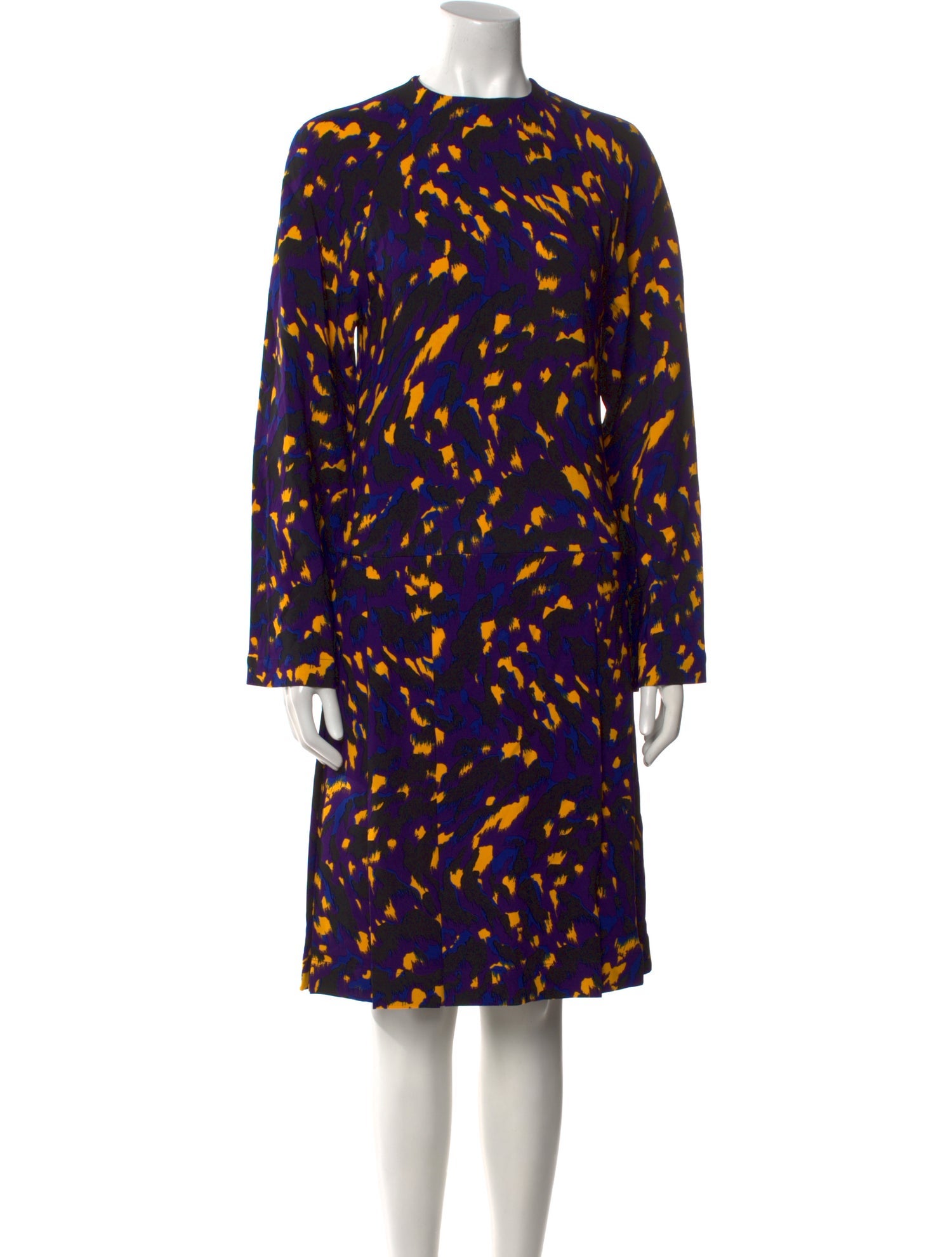 Burberry Printed Knee-Length Dress