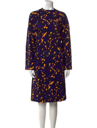 Burberry Printed Knee-Length Dress