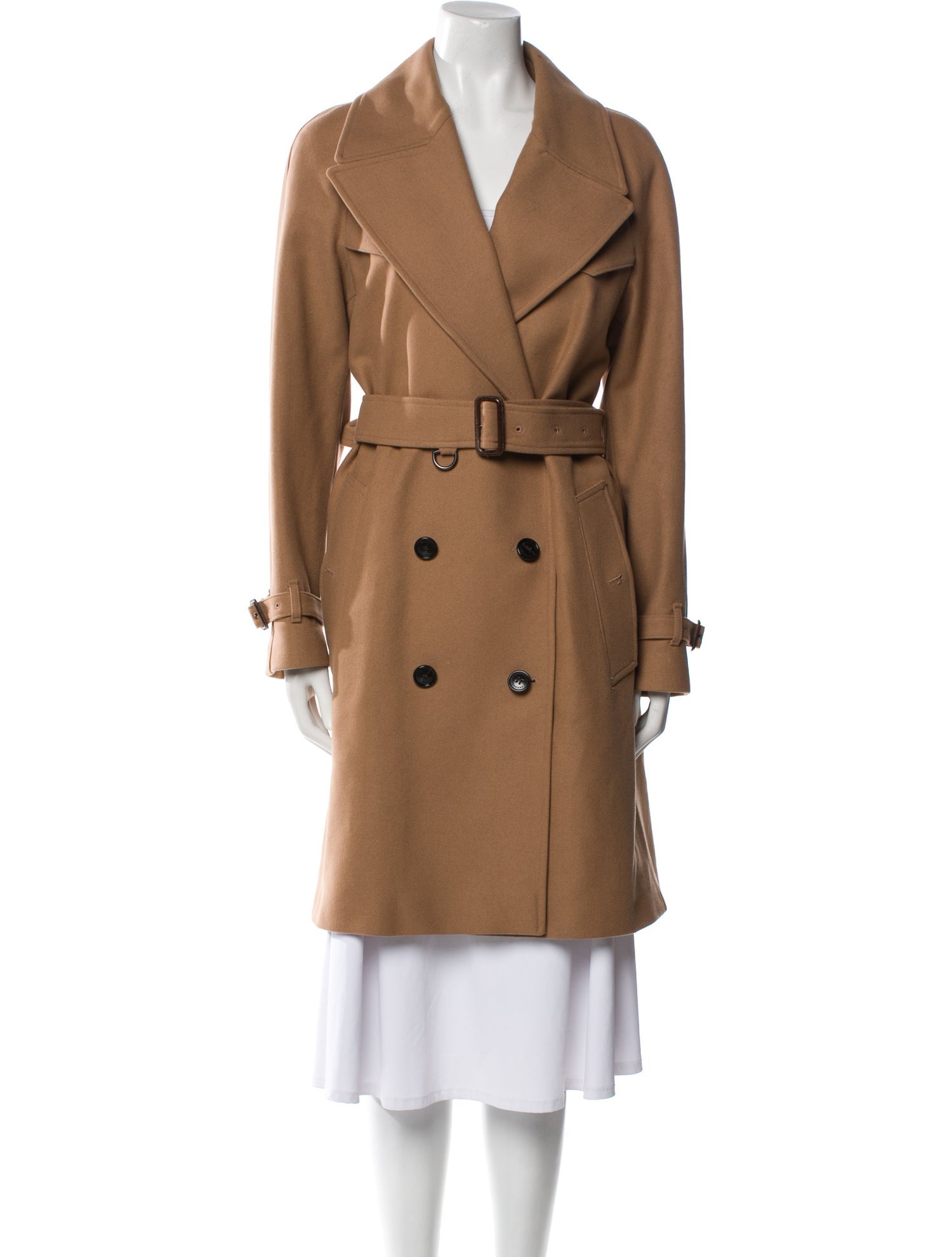 Burberry Virgin Wool Trench Coat