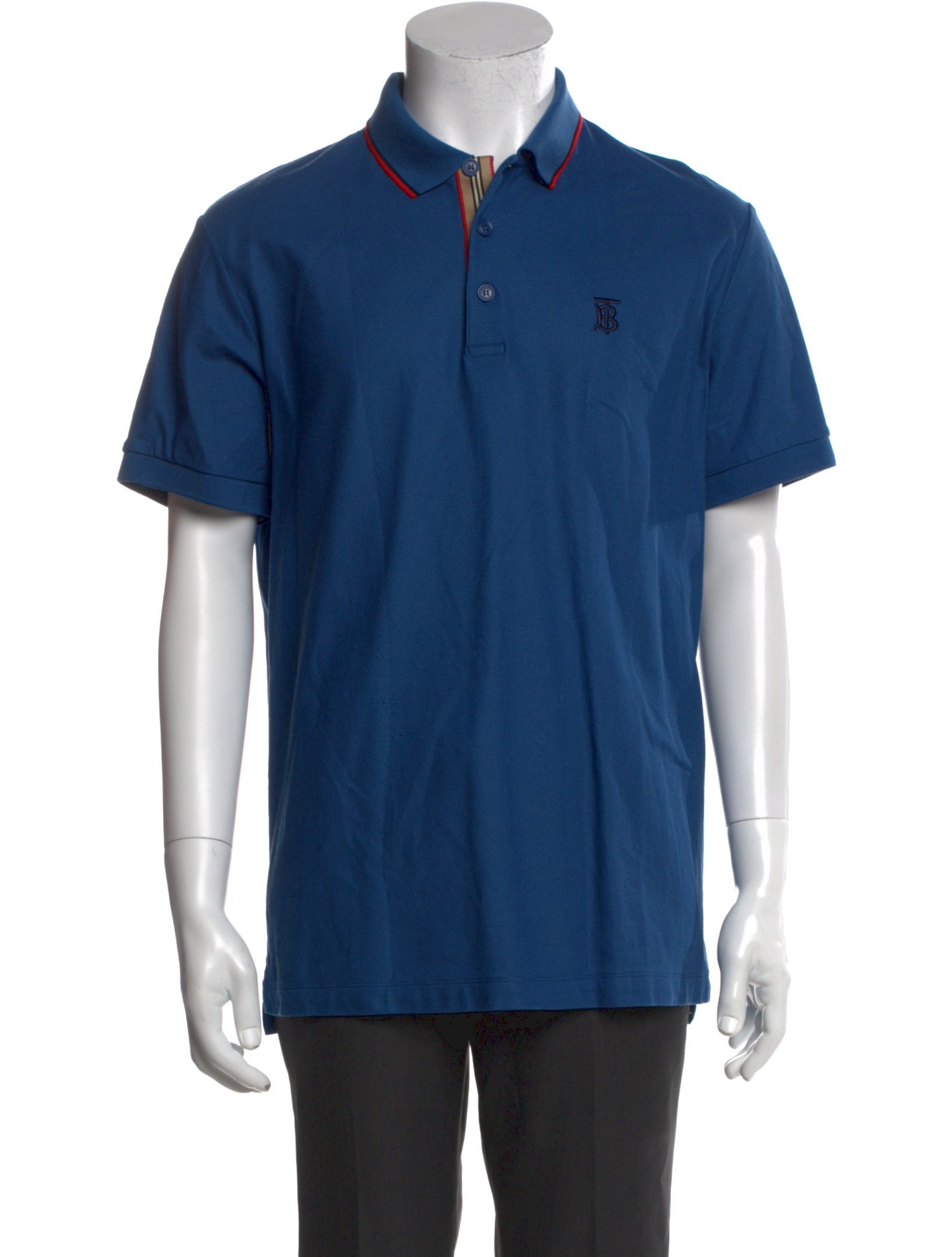Burberry Crew Neck Short Sleeve Polo Shirt