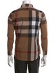 Burberry Exploded Check Pattern Long Sleeve Shirt