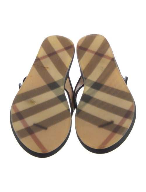 Burberry Nova Check Pattern Rubber Slides