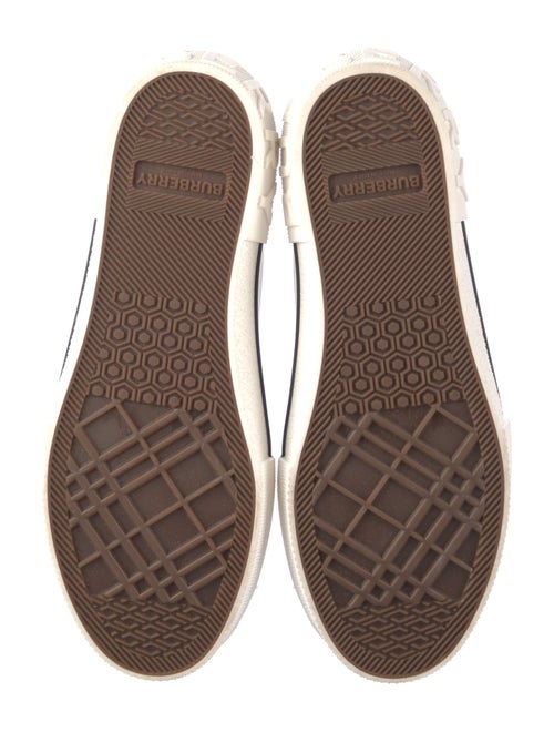 Burberry House Check Pattern Canvas Sneakers