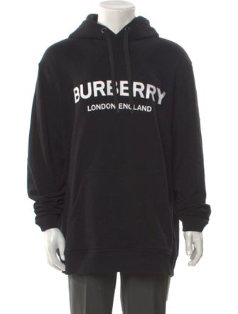 Burberry Signature Logo Graphic Print Hoodie