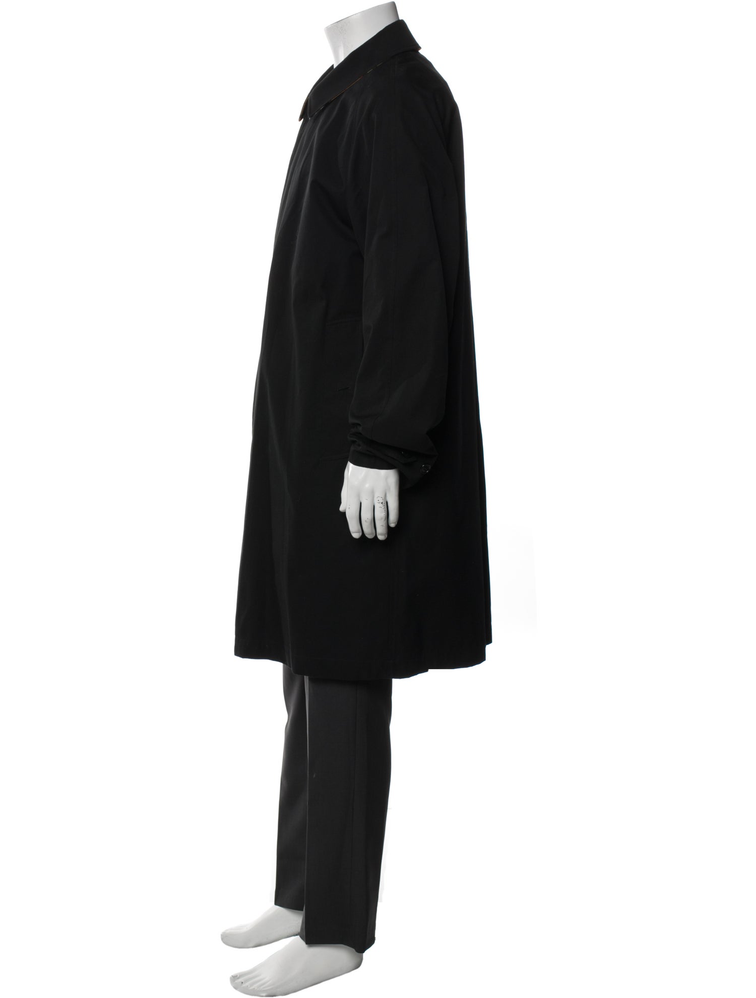 Burberry Nova Check Pattern Trench Coat