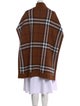 Burberry Wool Plaid Print Sweater