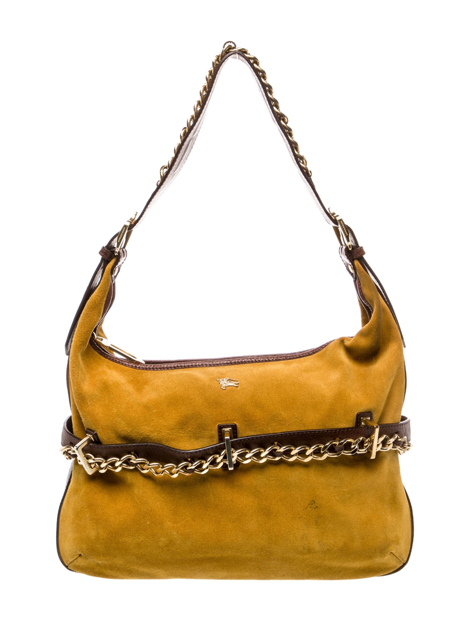 Burberry Suede Shoulder Bag