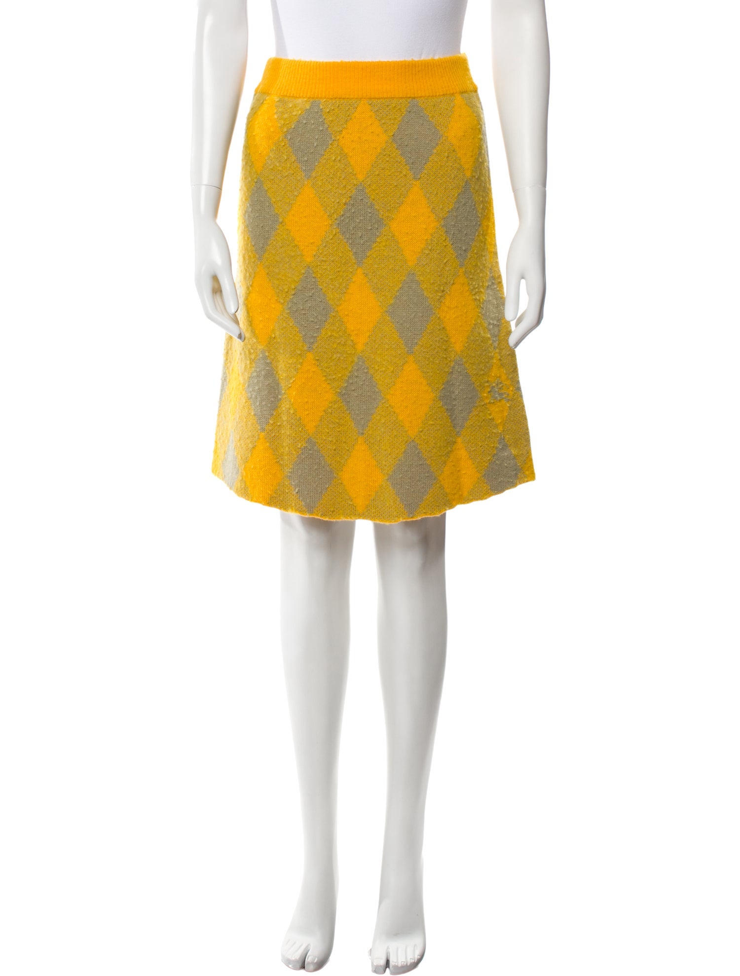 Burberry Wool Knee-Length Skirt w/ Tags