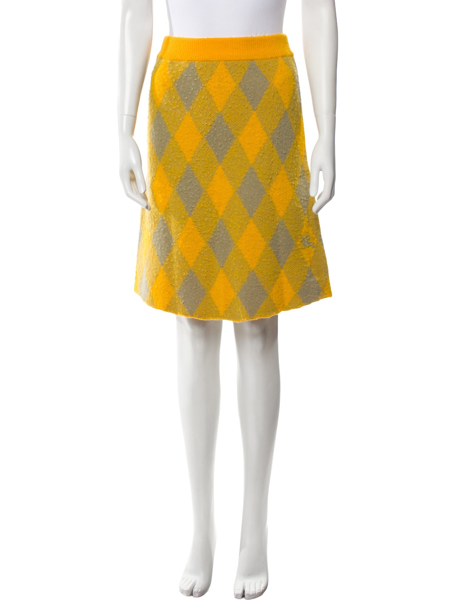 Burberry Wool Knee-Length Skirt w/ Tags