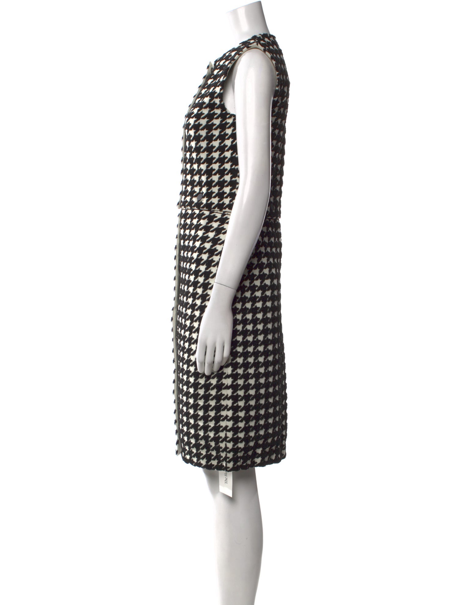 Burberry Houndstooth Print Knee-Length Dress w/ Tags