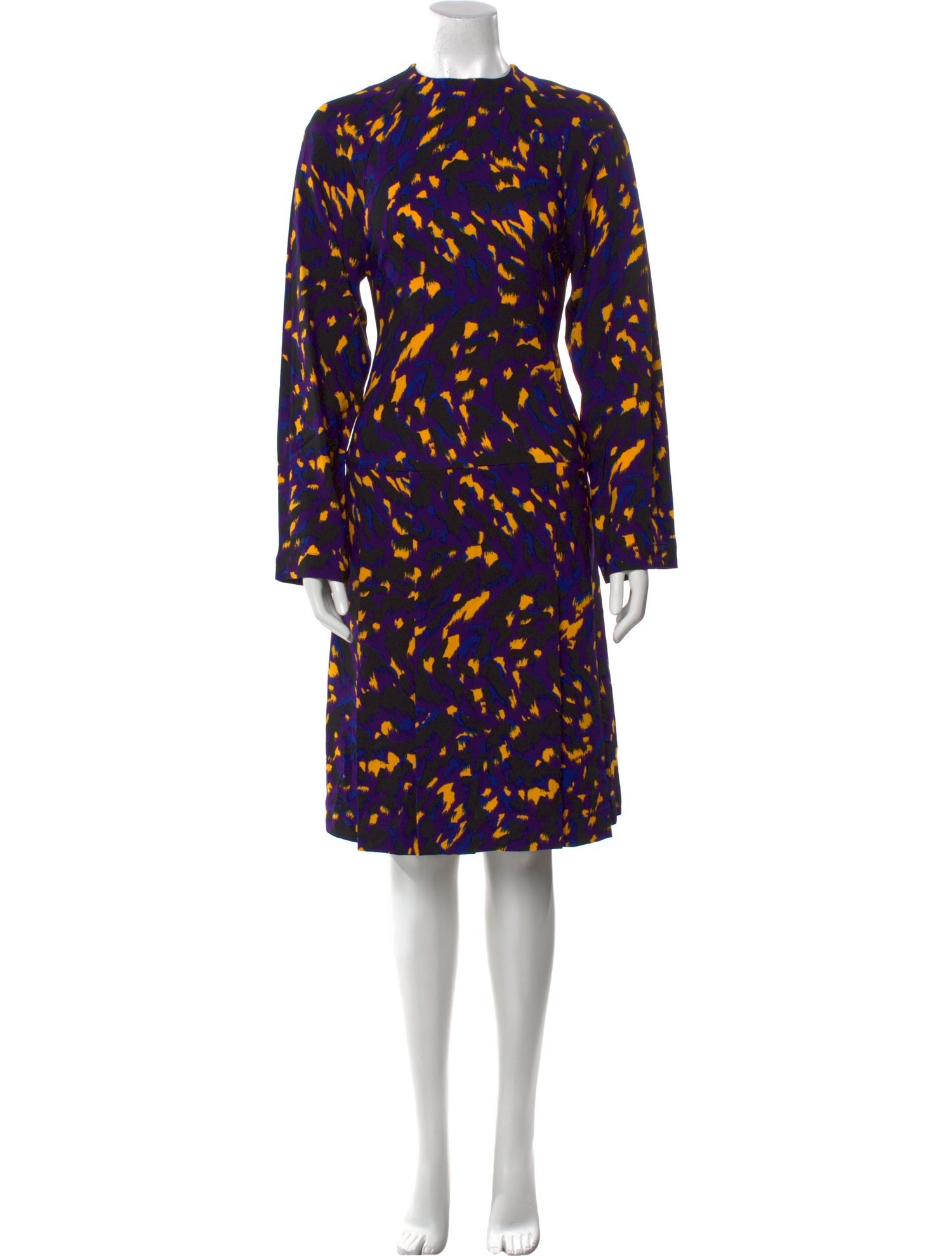 Burberry Printed Midi Length Dress w/ Tags