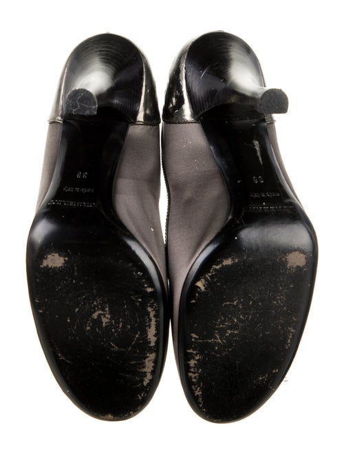 Burberry Satin Crystal Embellishments Pumps