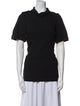 Burberry Virgin Wool Cowl Neck T-Shirt