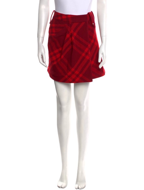 Burberry Wool Mini Skirt
