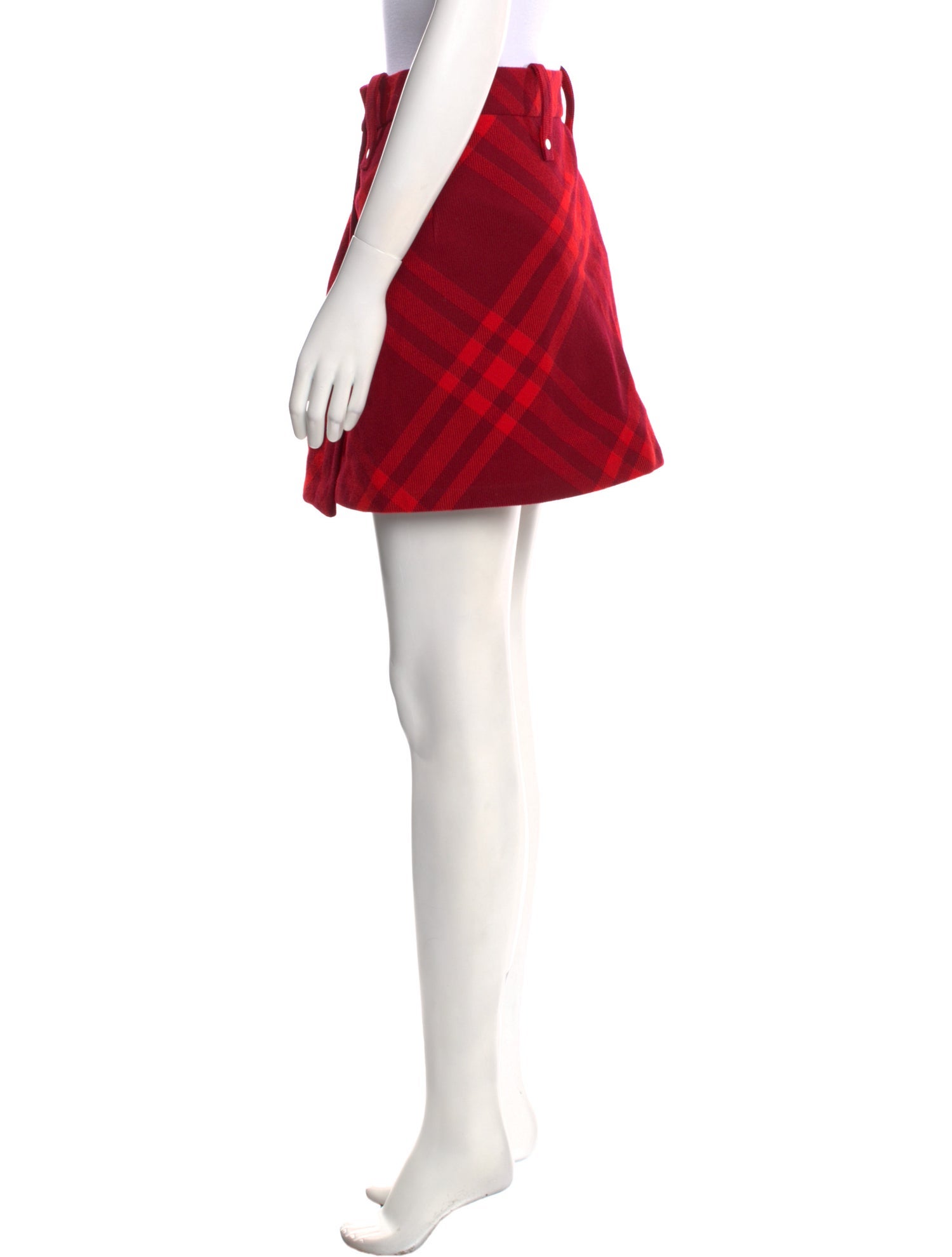 Burberry Wool Mini Skirt