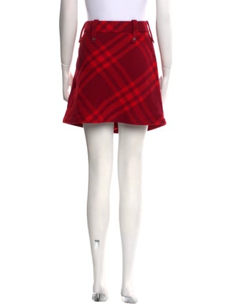 Burberry Wool Mini Skirt