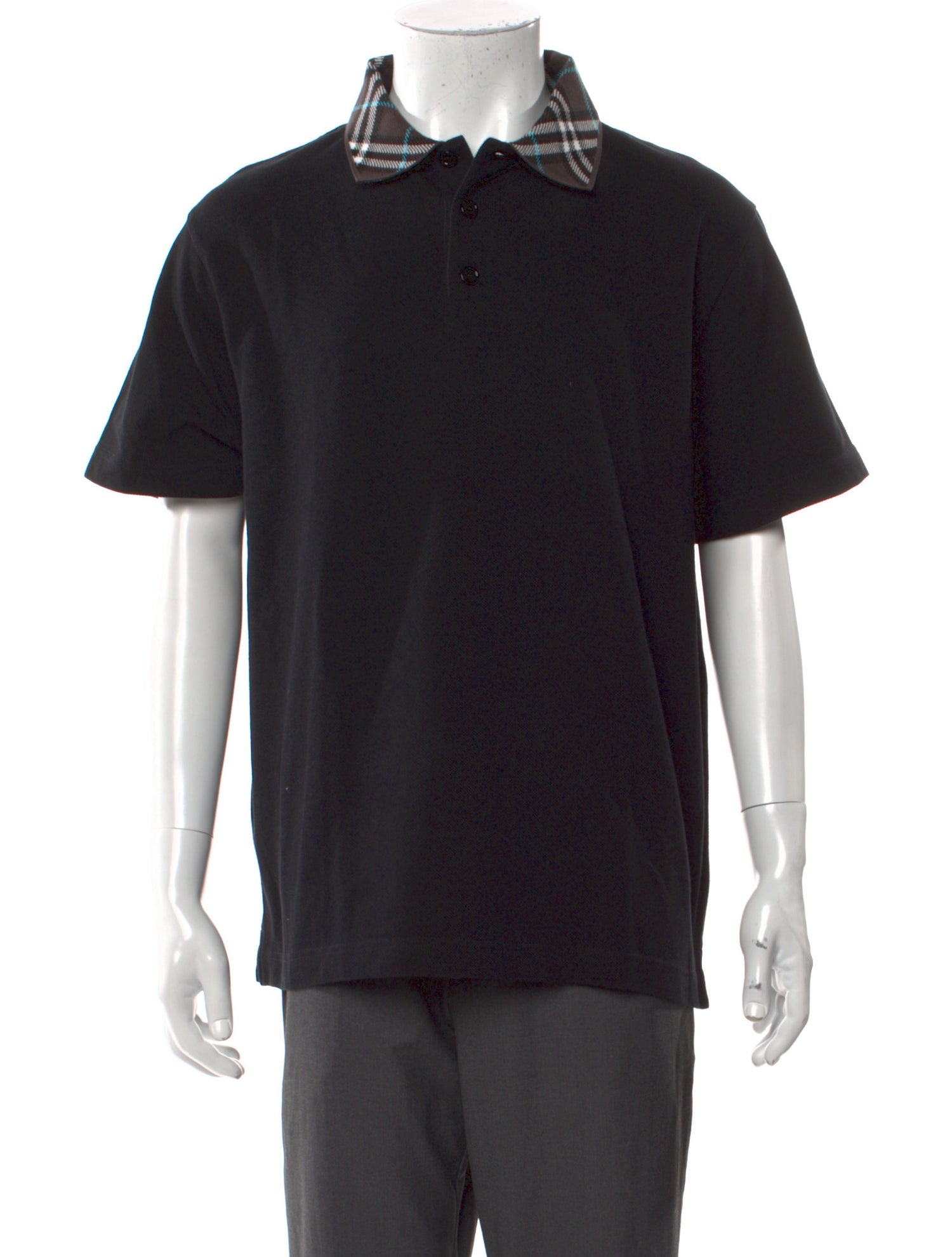 Burberry Crew Neck Short Sleeve Polo Shirt