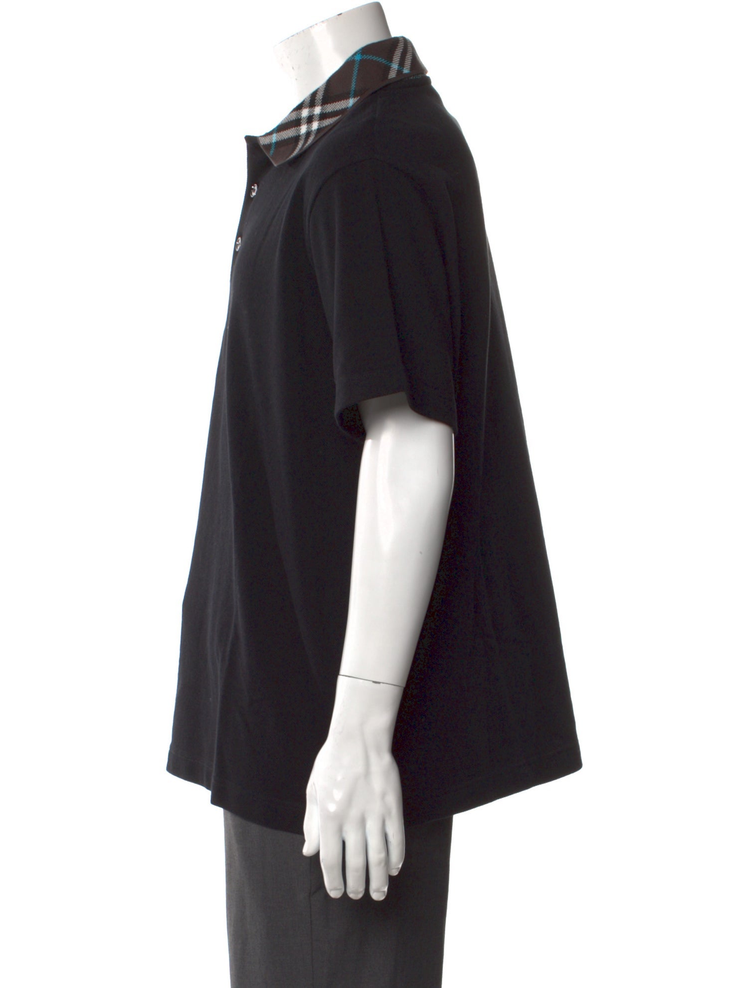 Burberry Crew Neck Short Sleeve Polo Shirt