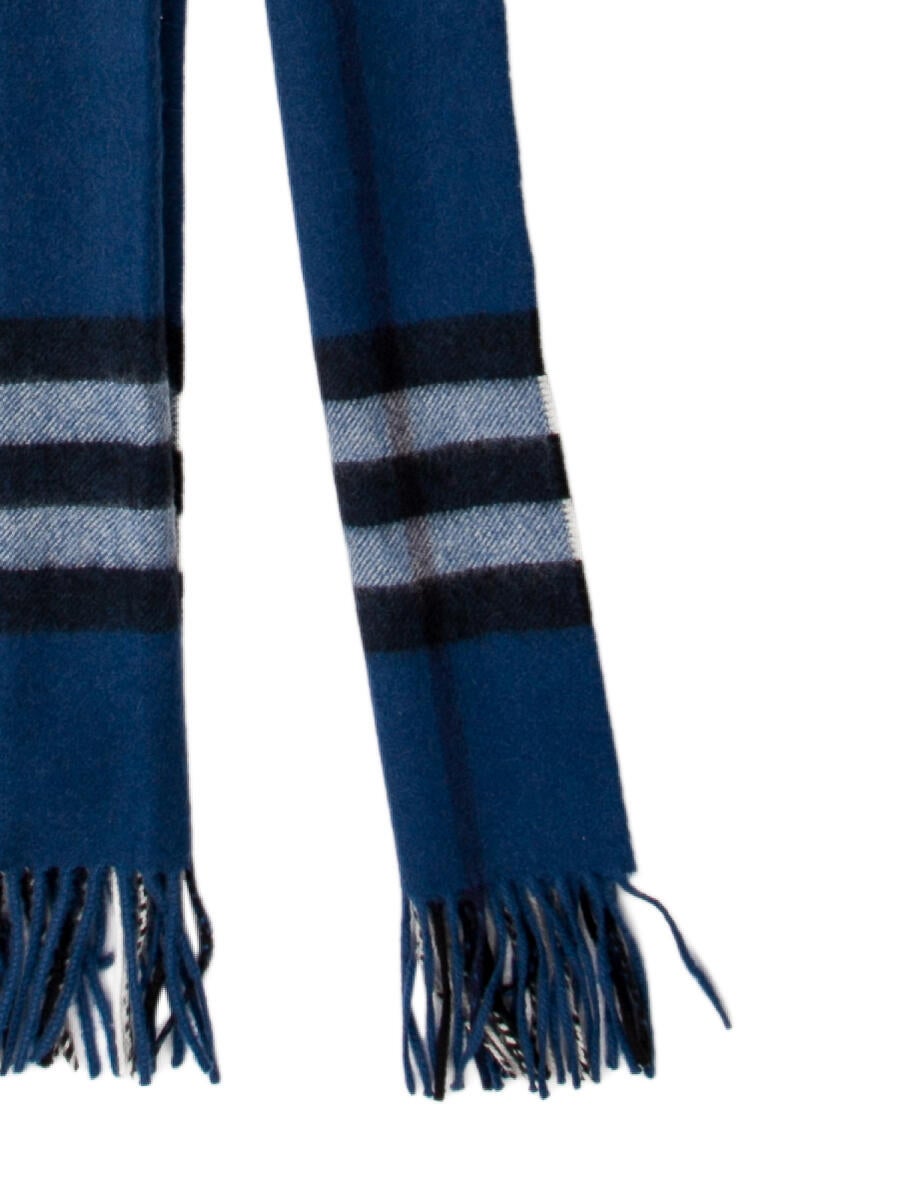 Burberry Cashmere Plaid Print Scarf