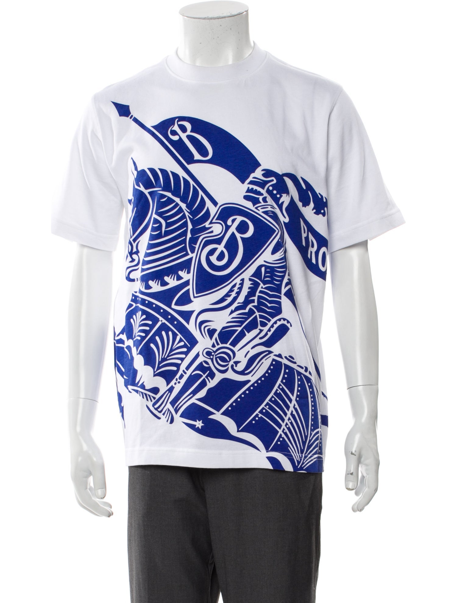 Burberry Graphic Print Crew Neck T-Shirt