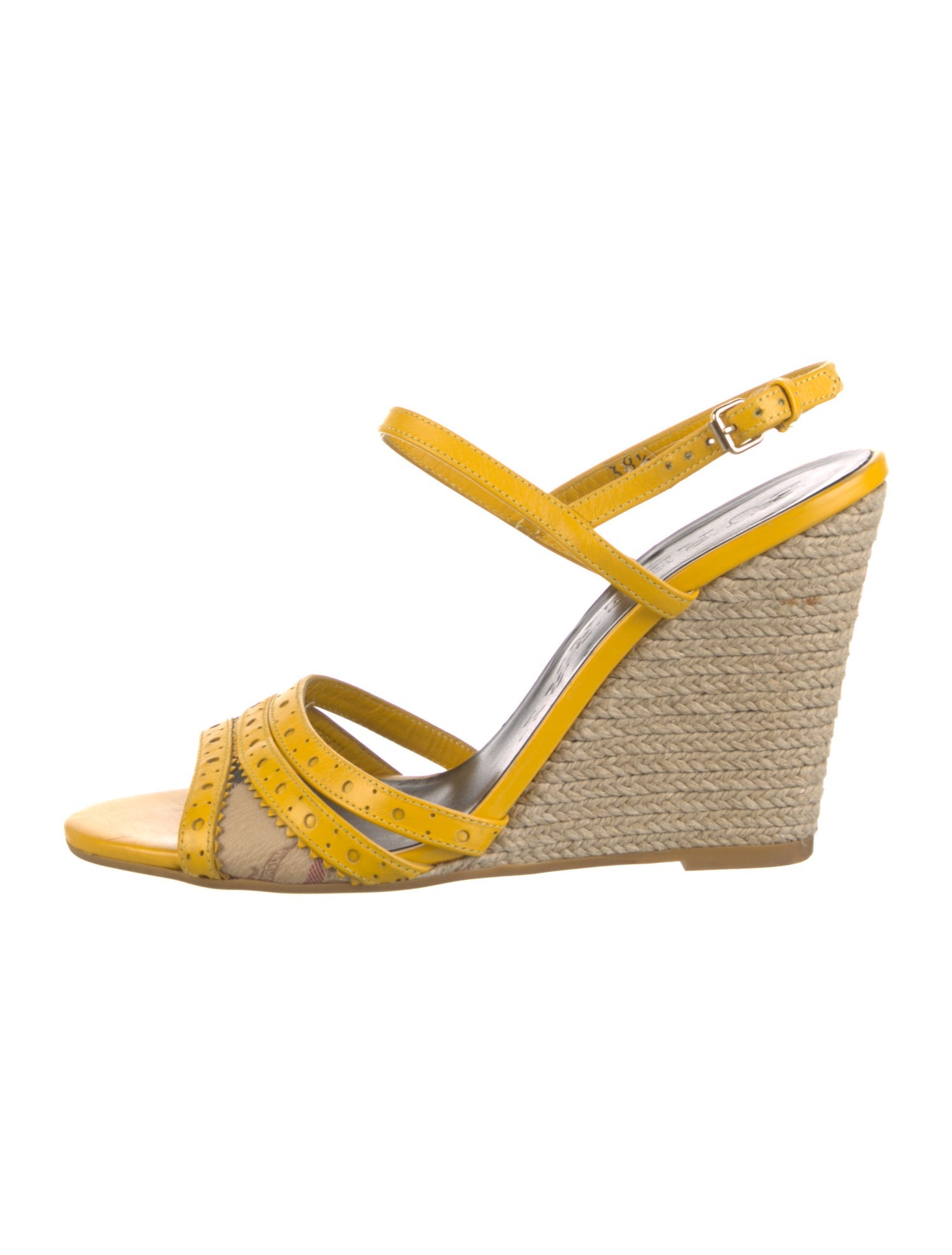 Burberry Leather Espadrilles