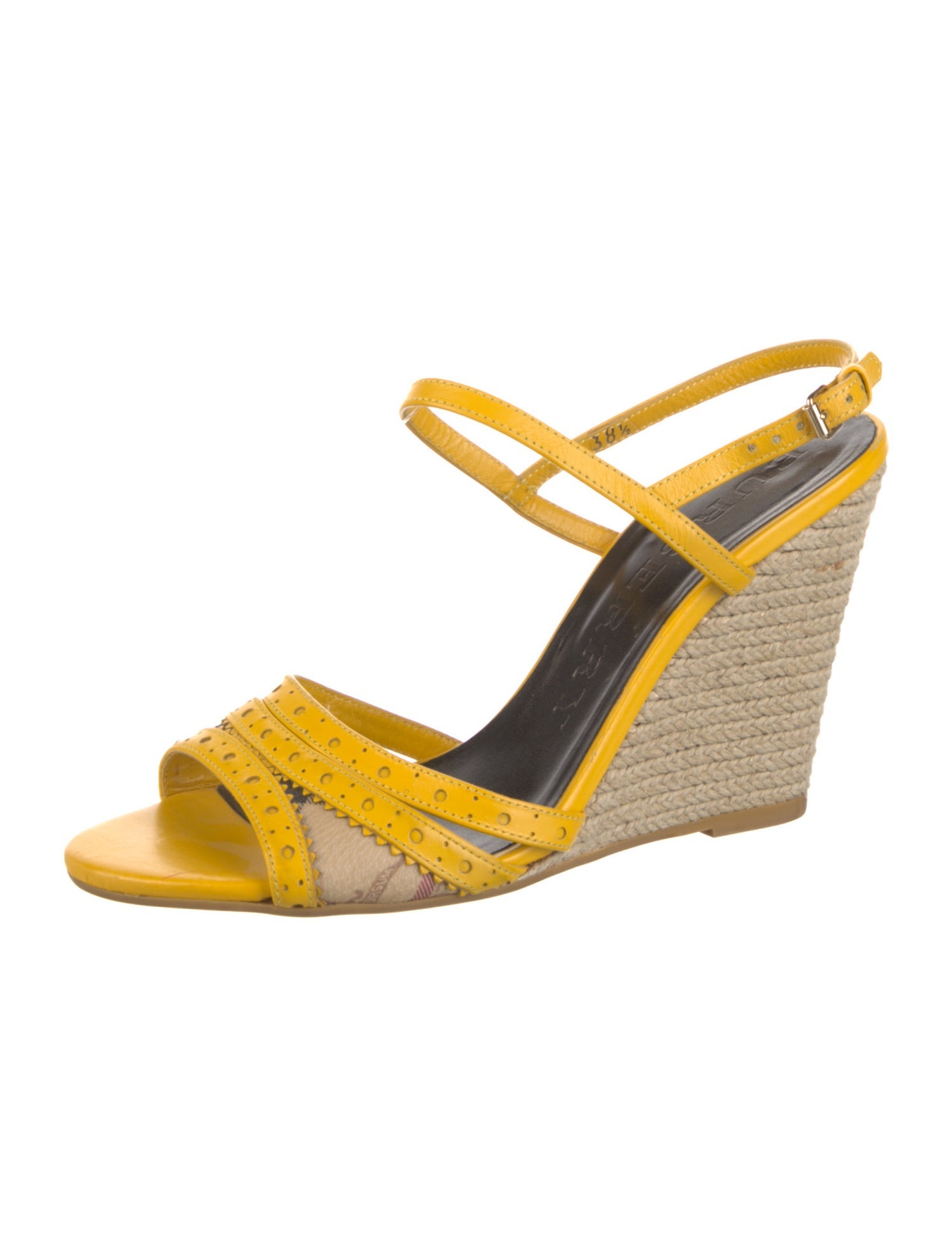 Burberry Leather Espadrilles