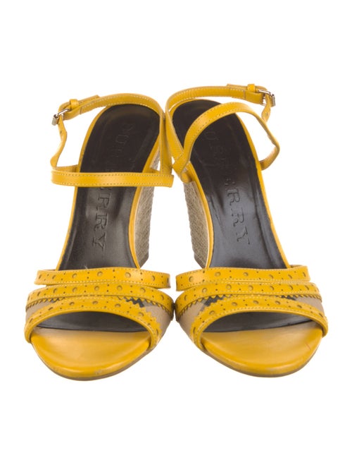 Burberry Leather Espadrilles