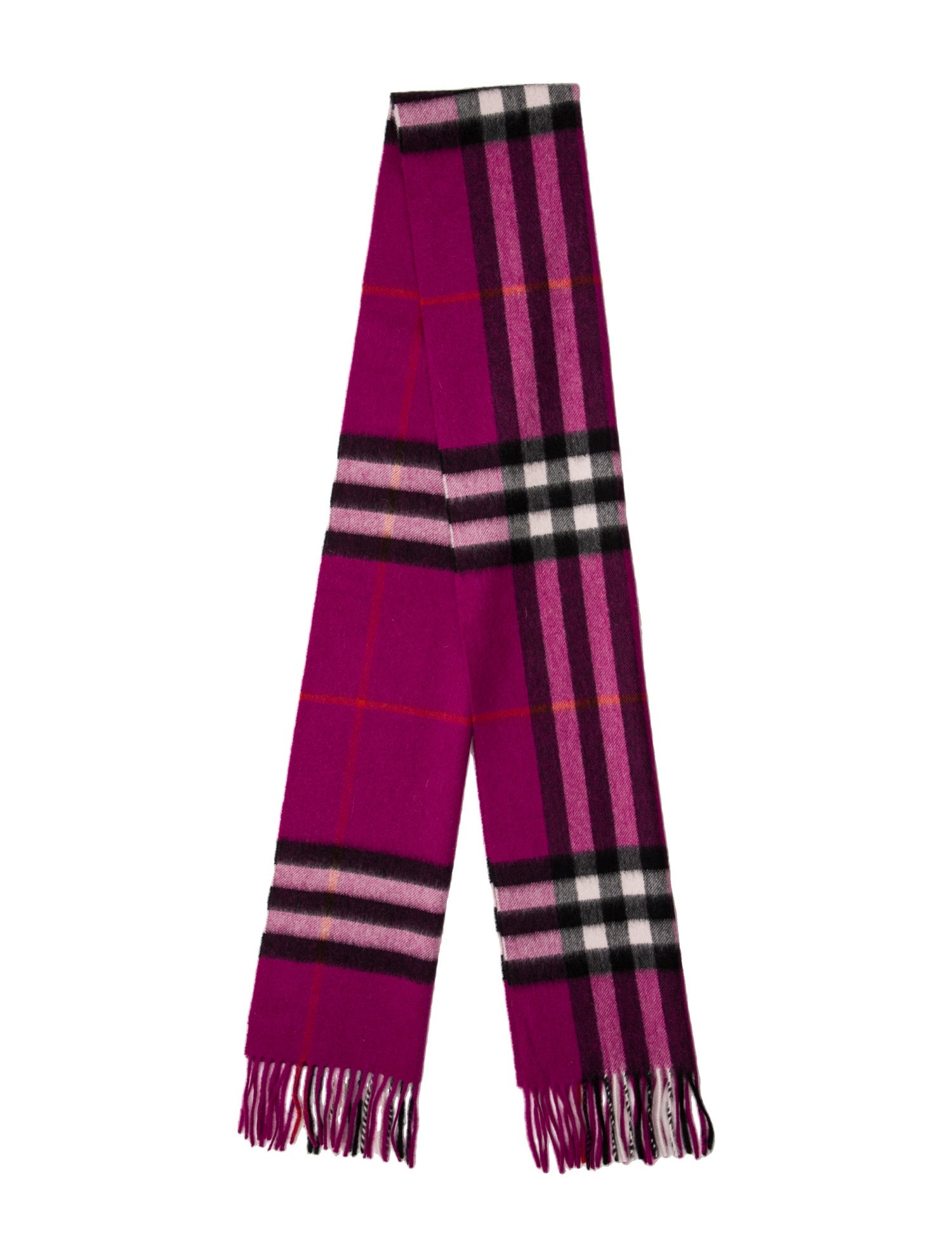 Burberry Cashmere Giant Check Scarf