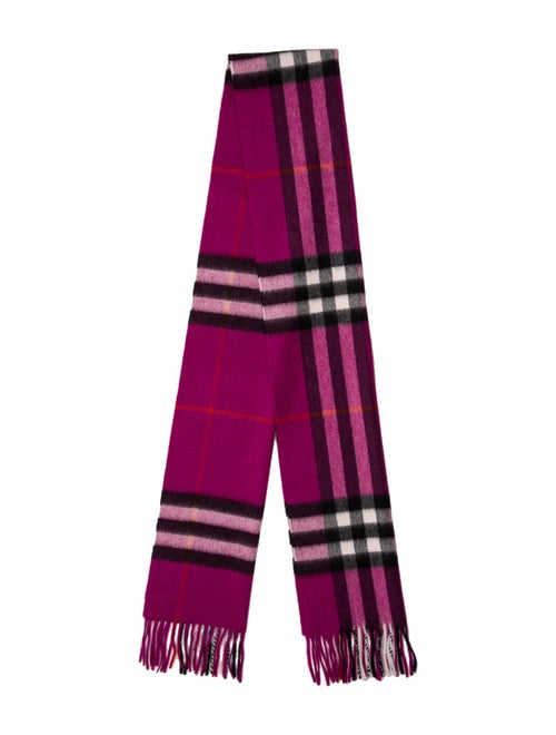 Burberry Cashmere Giant Check Scarf