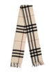 Burberry Cashmere House Check Pattern Scarf