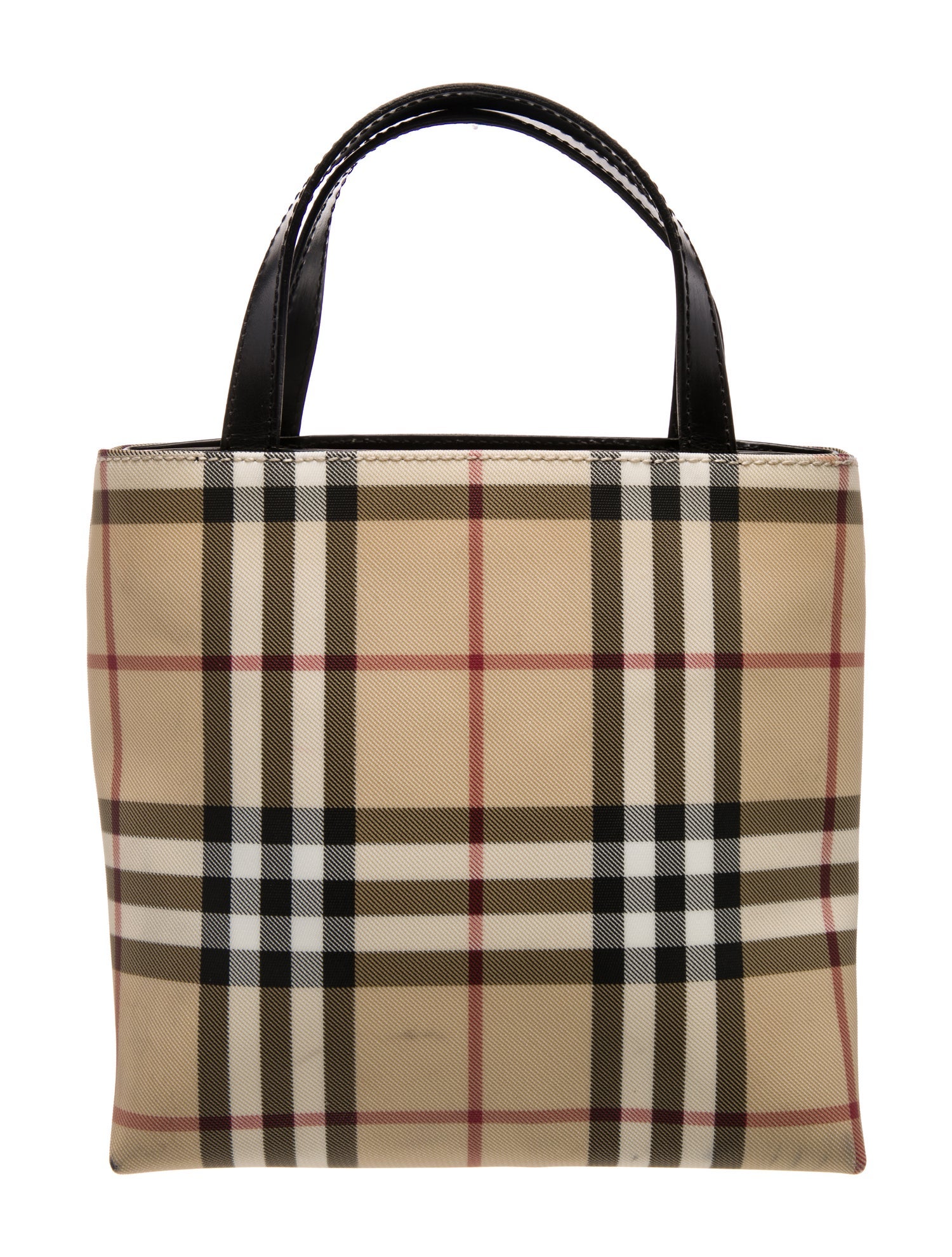 Burberry London Nova Check Top Handle Bag