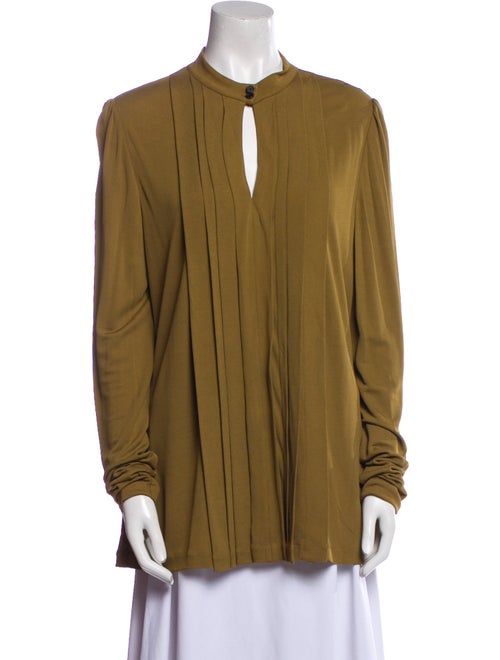 Burberry Mock Neck Long Sleeve Tunic