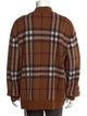 Burberry Nova Check Pattern Cashmere Pullover