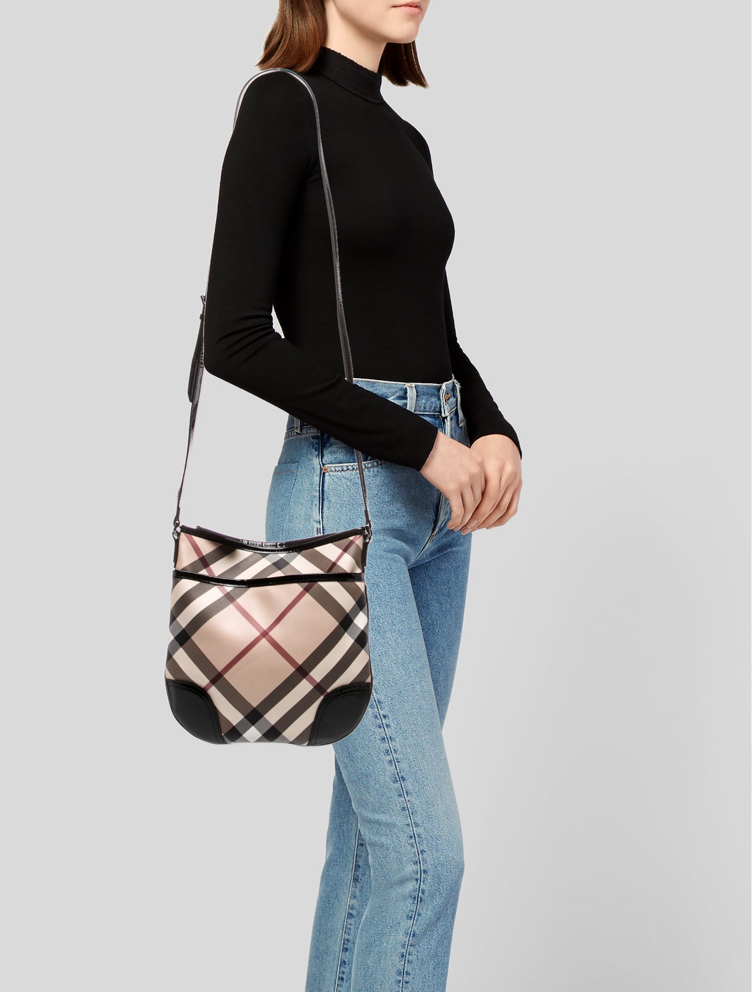 Burberry Super Nova Check Messenger Bag