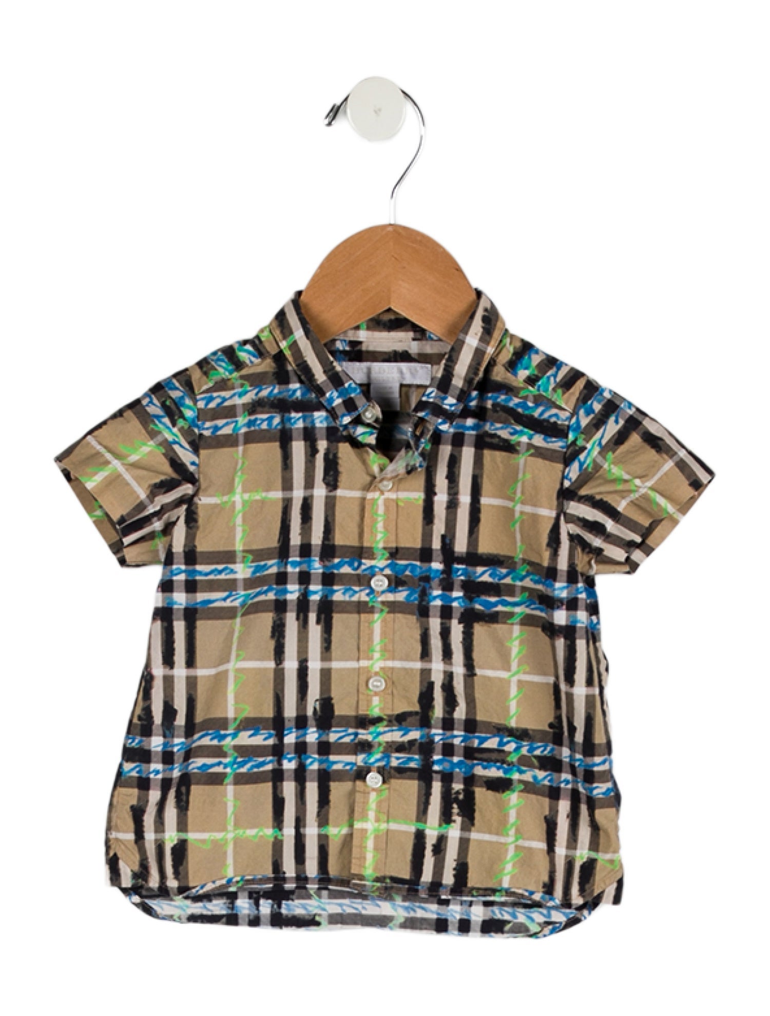 Burberry infant boys' multicolored shirt