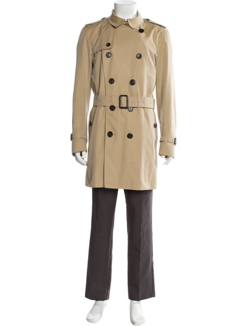 Burberry Nova Check Pattern Trench Coat
