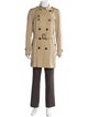 Burberry Nova Check Pattern Trench Coat