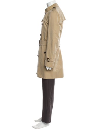 Burberry Nova Check Pattern Trench Coat