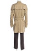 Burberry Nova Check Pattern Trench Coat